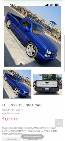 Silverado SS Kit Single Cab
