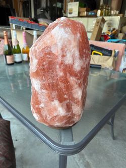 Large Raw Himalayan Pink Salt Lamp