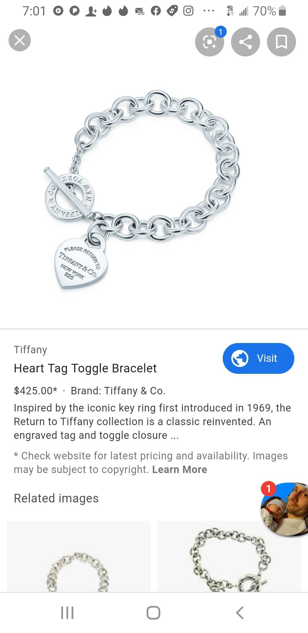 925 Tiffany & Co bracelet