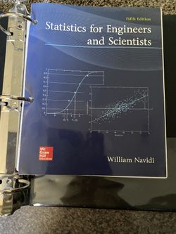 Statistics For Engineers And Scientists 