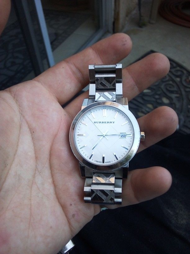 Burberry Silver Luxury Watch