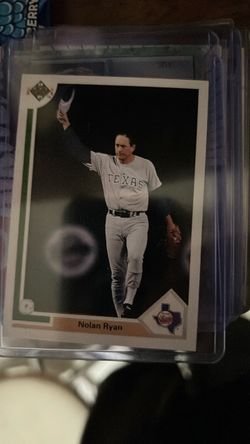 Nolan Ryan Texas Rangers Baseball Card