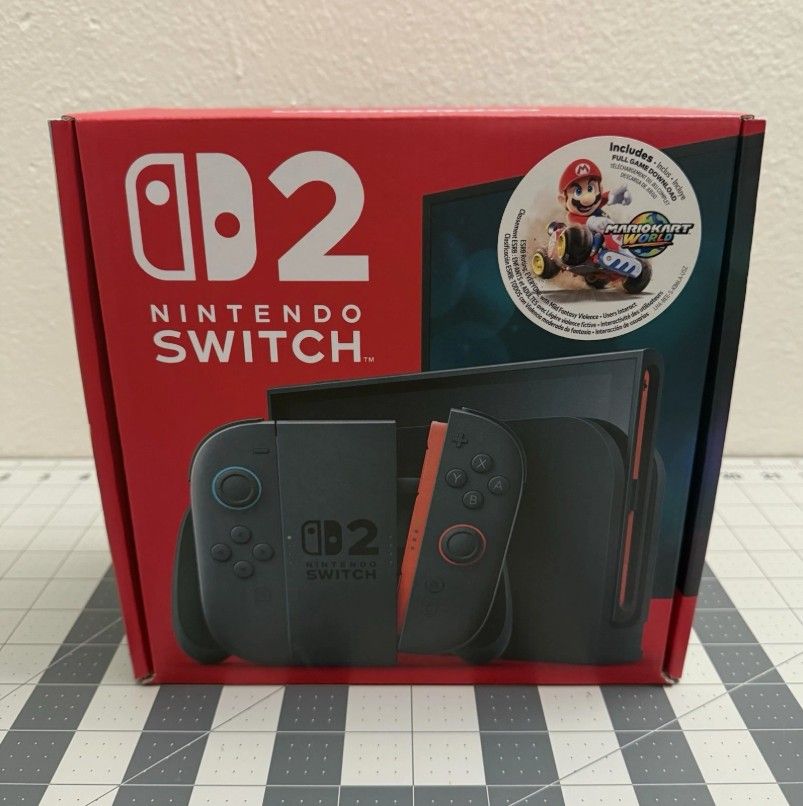 Nintendo Switch 2 Console Mario Kart World Bundle
