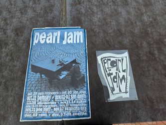 Pearl Jam 1993 tour poster