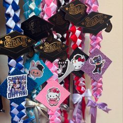 Graduation Ribbon Leis