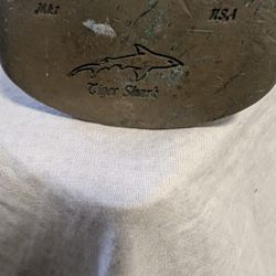 Vintage Tiger Shark Brass Putter 