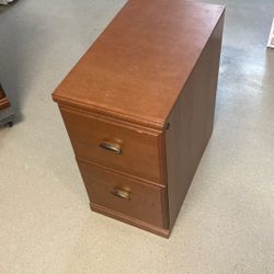2 Drawer Wood File Cabinets
