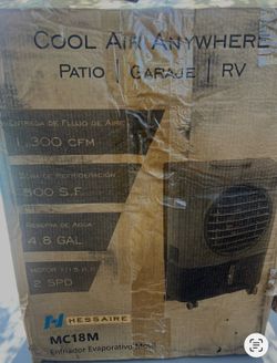 Evaporative cooler/swamp cooler