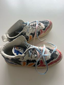Veja x Marni Leather Graphic Print Sneakers -  EU 40