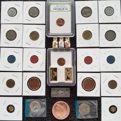 AUTHENTIC ESTATE SALE 15 PIECES COINS and MORE ***WOW***