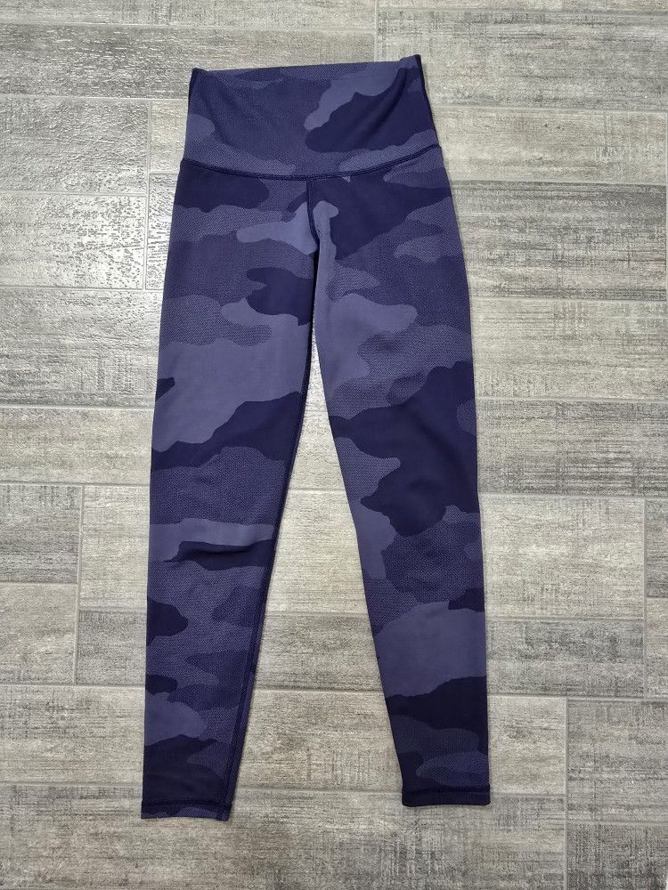 Womens Small Aerie Blue Camo Leggings