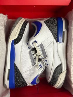 Race Blue 3s