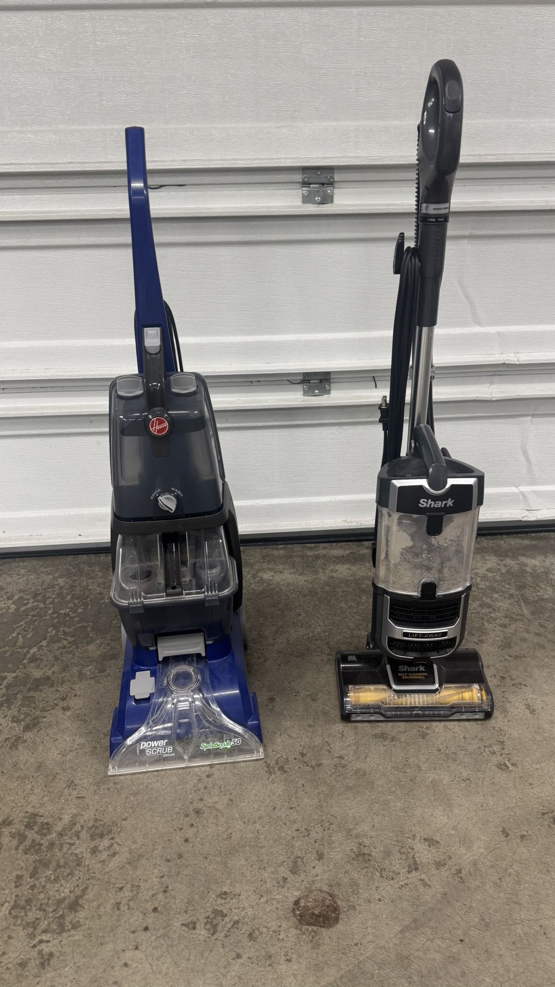 Hoover carpet Cleaner And Shark Vac