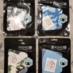 Washable Face Mask Reusable Mouth Cover Elastic Cloth Made Protective Mask Shield 12 Different Styles