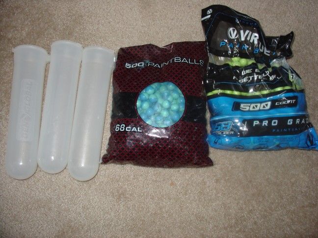 New BAGS OF Paintballs & OTHER PAINTBALL STUFF