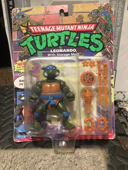 Tmnt  Leonardo  storage shell  action figure ((NEW))