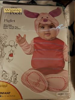 piglet costume 6-12 months