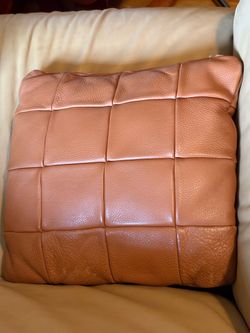 Leather cushion