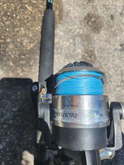C7198-116 Fin-Nor Offshore Reel With Captain Harry Rod
