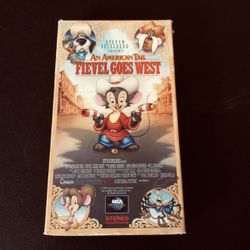 Vintage VHS 1992 | An American Tale Fievel Goes West