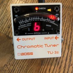 Boss TU-3s Chromatic Tuner Pedal 
