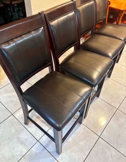 4 Bar Stools- 24”H from seat to floor