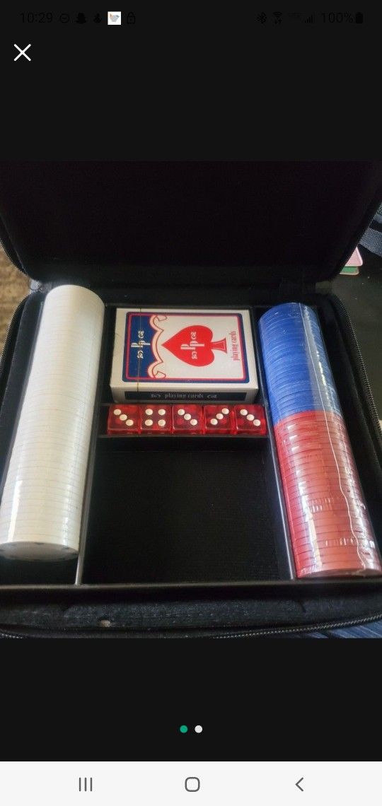 New Chips, Dice, And Cards
