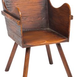 Ralph Lauren Mahogany Wood Chair/ Vintage Chair/ Collection Chair 