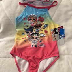LOL Swimsuit For Girl UPF 50 With Matching Googles