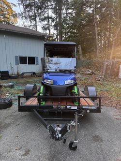 Golf Cart and trailer