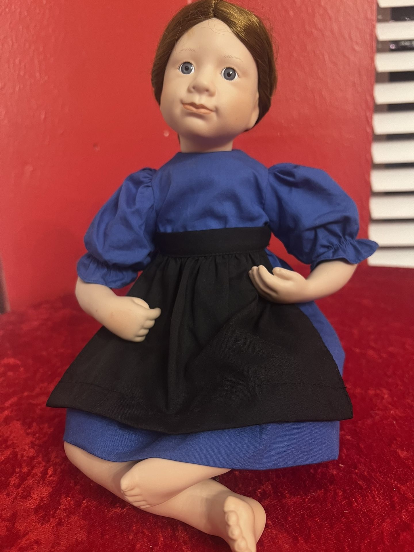 REBEKAH AMISH BLESSING PORCELAIN DOLL ASHTON DRAKE NIB REBECCA VINTAGE 1990