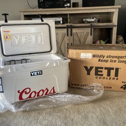 🔥 Yeti Tundra 45qt Coors Beer Ice Chest Cooler 