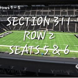 49ERS/RAIDERS TICKETS