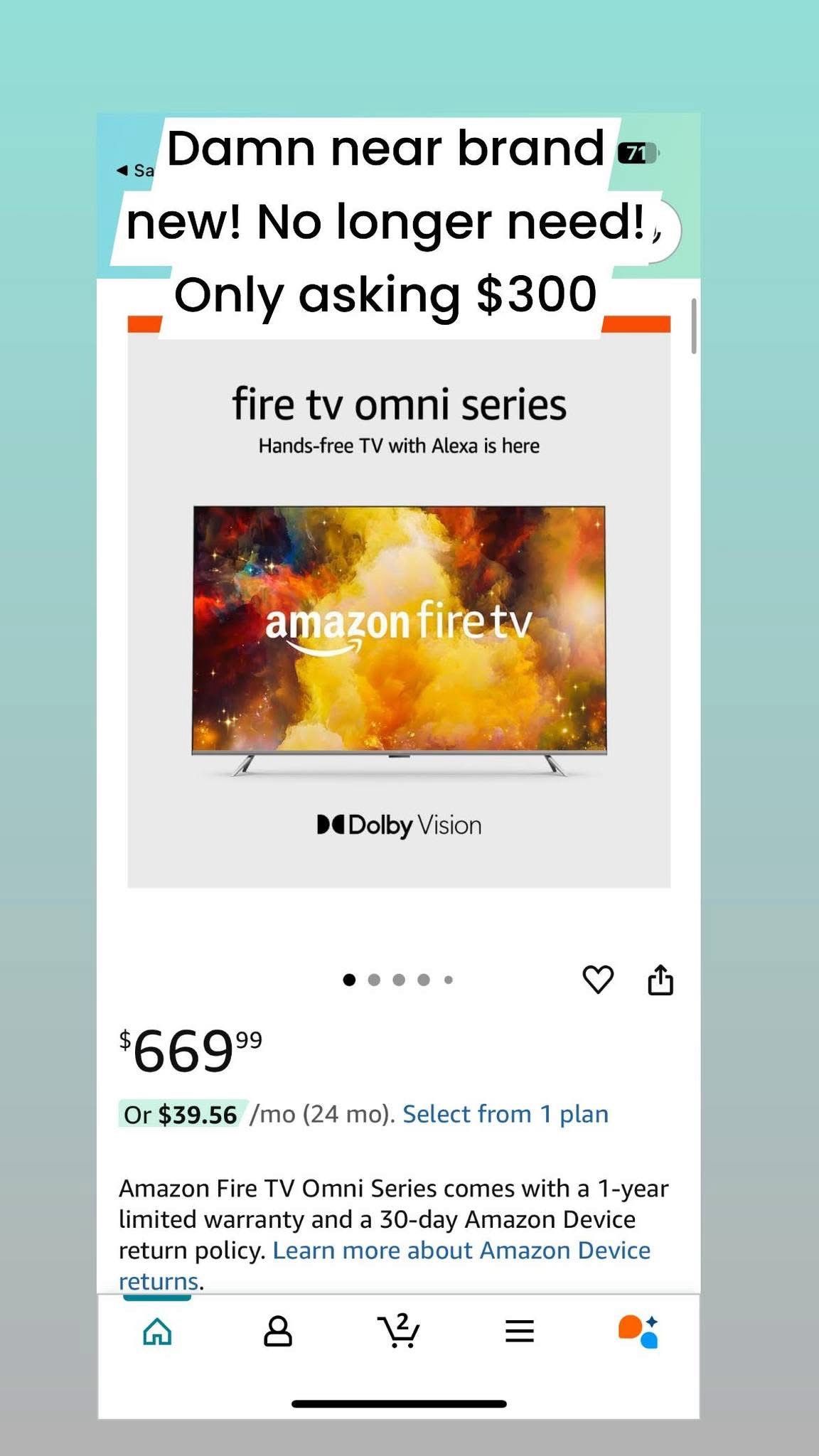 Amazon Fire Tv 65’