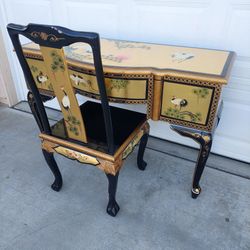 Vintage Desk And Chair