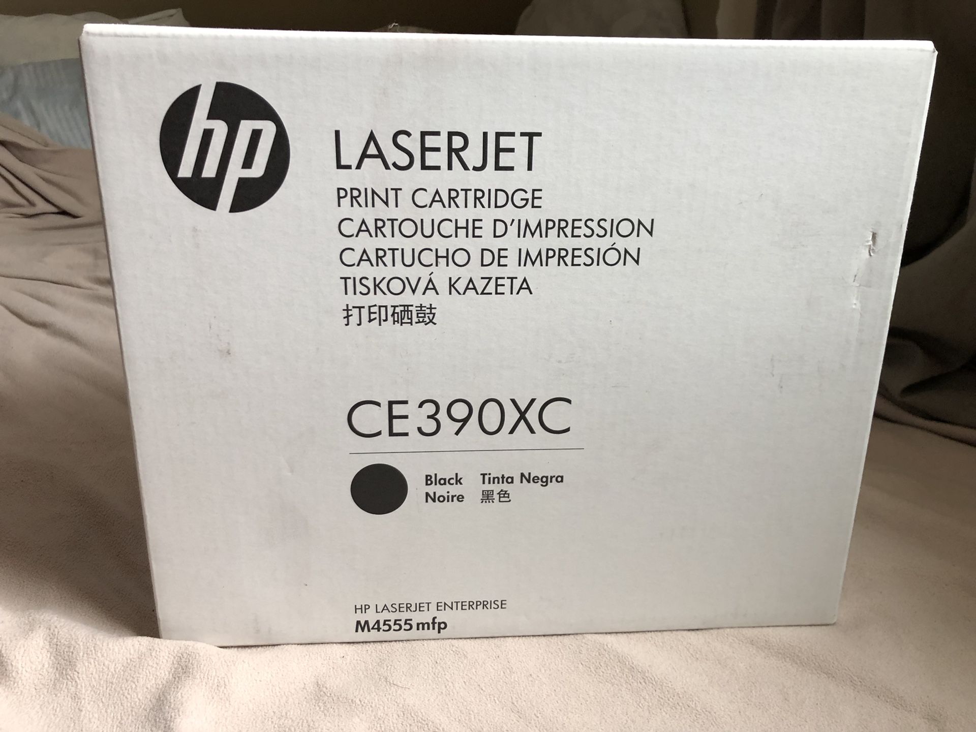 hp LaserJet Printer Toner, CE390XC, Black