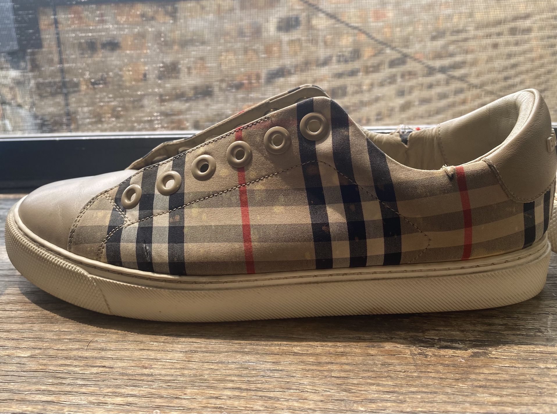 Plaid Burberry Sneakers