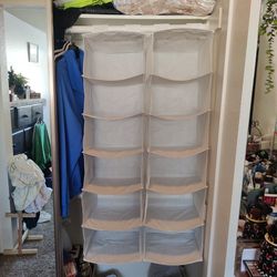 6 Shelf Hanging Closet Organizer 