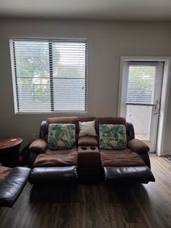 MOVING SALE! Furniture, Recliner Couches, Queen Bed, TV Stand, Tables