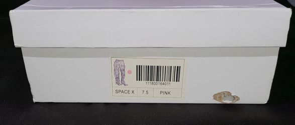 Space X Thigh-High Boots Size 7.5 Pink