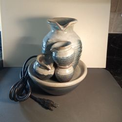 Two Indoor Tabletop Water Fountains