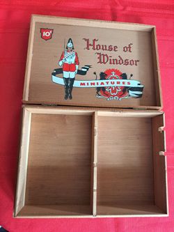 Vintage House of Windsor Cigar Box
