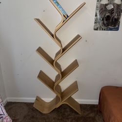 Wood Book Shelf 