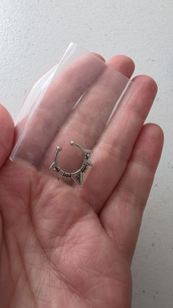 Fake Septum Rings for Women and Men, jewerly.  Anillo de tabique, no necesita perforación