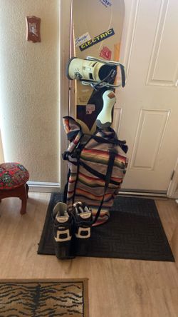 Snowboard And Boots