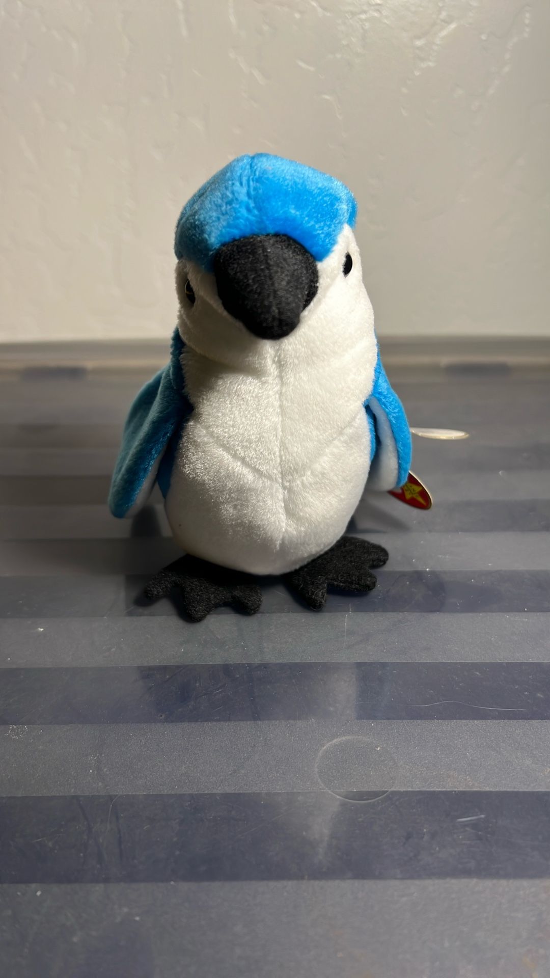 Ty Beanie Baby Babies Rocket The Blue Jay March 12, 1997 With Tag