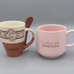 Coffee Mugs & Wall Decor Nassau Bahamas and Coffee ‘till Cocktails