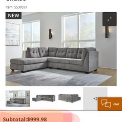 Marelton 2 Piece Sectional with Chaise
