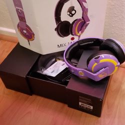 LAKERS skull candy headphone
