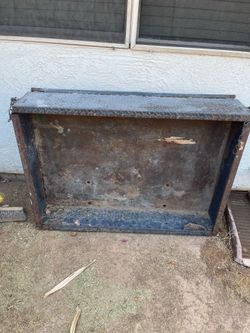 Golf cart utility metal bed